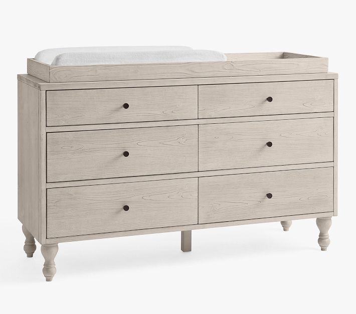 Bellevue ExtraWide Nursery Dresser & Topper Set Pottery Barn Kids