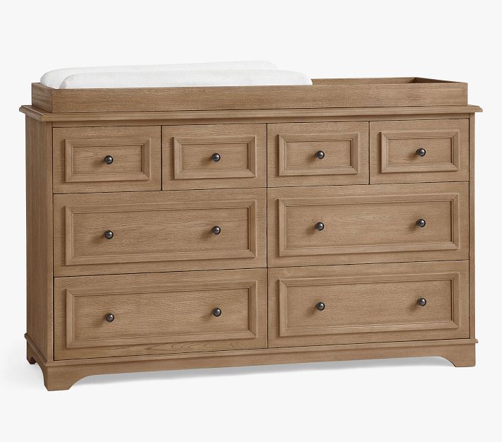 Fillmore Extra Wide Changing Table Dresser & Topper Pottery Barn Kids