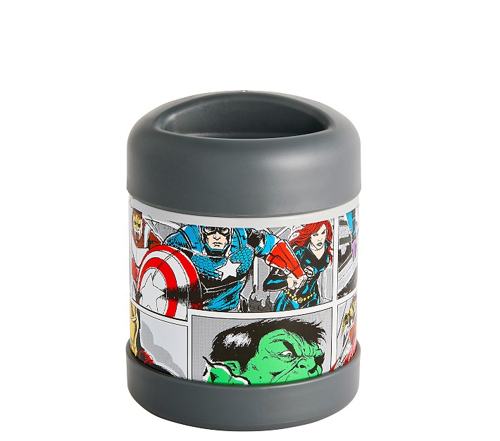 Marvel Avengers Insulated Lunch Box with Thermos Bottle