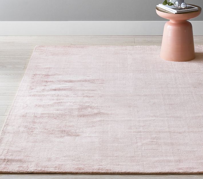 Solid Viscose Rug Pottery Barn Kids