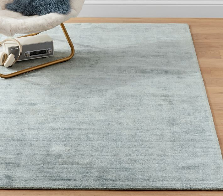 Solid Viscose Rug Pottery Barn Kids