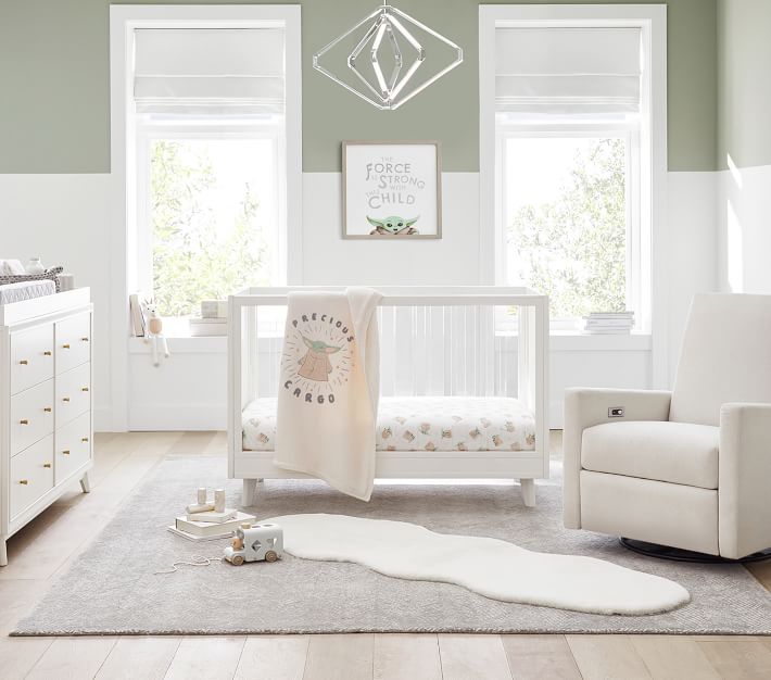 Sloan Extra Wide Changing Table Dresser & Topper Pottery Barn Kids