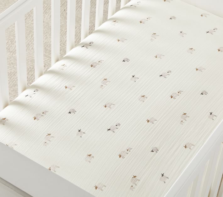 Cuddle Me Muslin Baby Bedding | Pottery Barn Kids