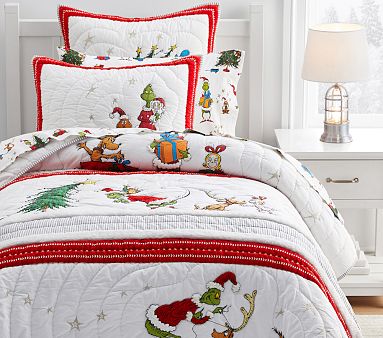 Grinch Kids Quilt | Pottery Barn Kids