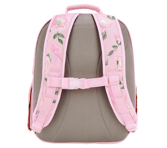 Mackenzie Pink Meredith Floral Foil Backpacks | Pottery Barn Kids