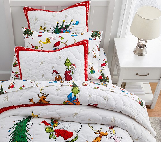 Grinch Kids Quilt | Pottery Barn Kids