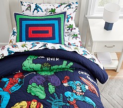 Marvel Heroes Quilt & Shams