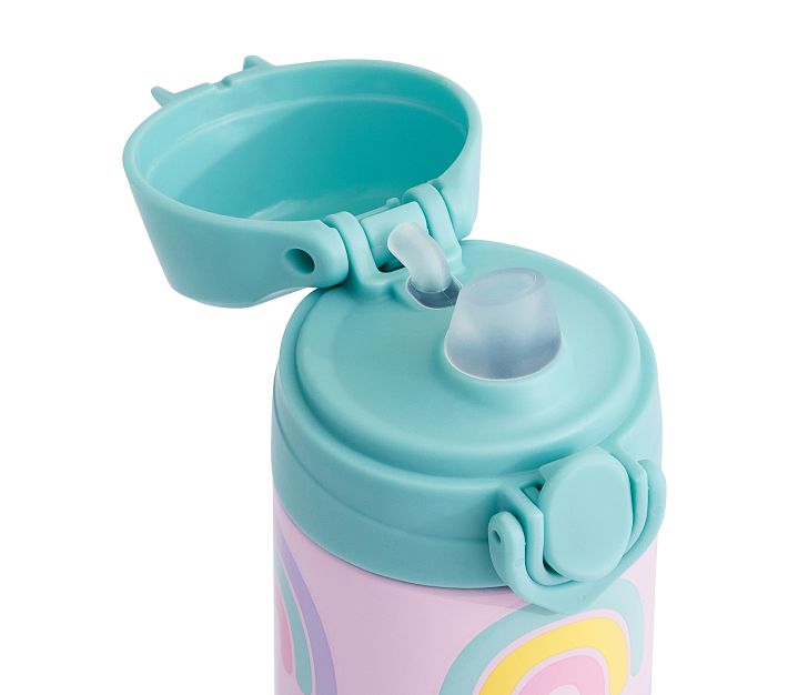 Rainbow Unicorn Kids Water Bottle, Kids Sippy Cup, Toddler Water