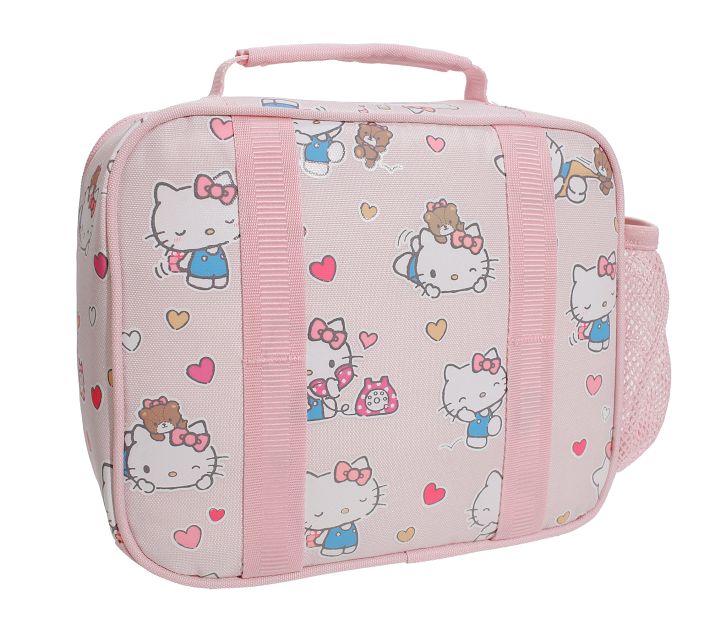 Sanrio Hello Kitty 2-Stage Bento Box Girls Plastic Lunch Container Pink  Kids