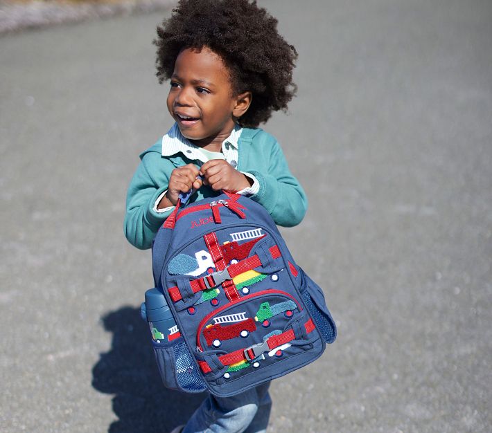 Mackenzie Pink Rainbows Chenille Backpacks