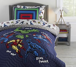 Marvel Heroes Quilt & Shams