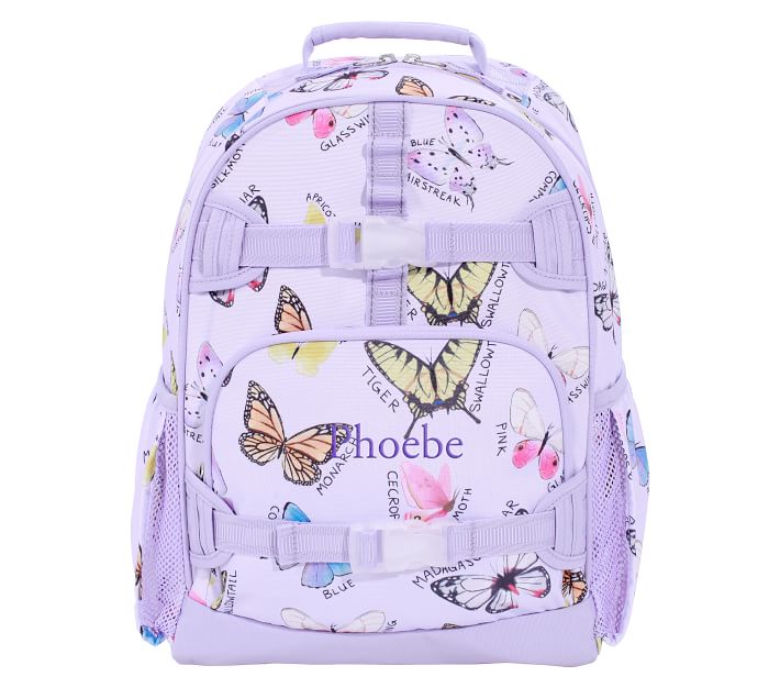 Pottery Barn Kids Backpack And Lunchbox Girls Butterflies Back to