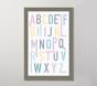 Colorful Alphabet Framed Art 