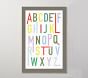 Colorful Alphabet Framed Art | Pottery Barn Kids