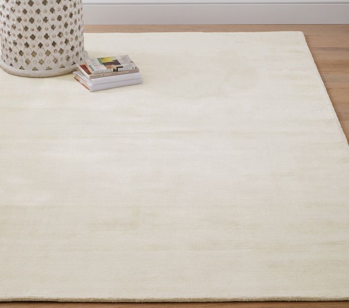 Solid Viscose Rug Pottery Barn Kids