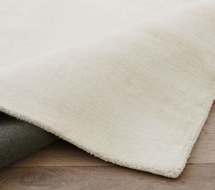 Solid Viscose Rug Pottery Barn Kids