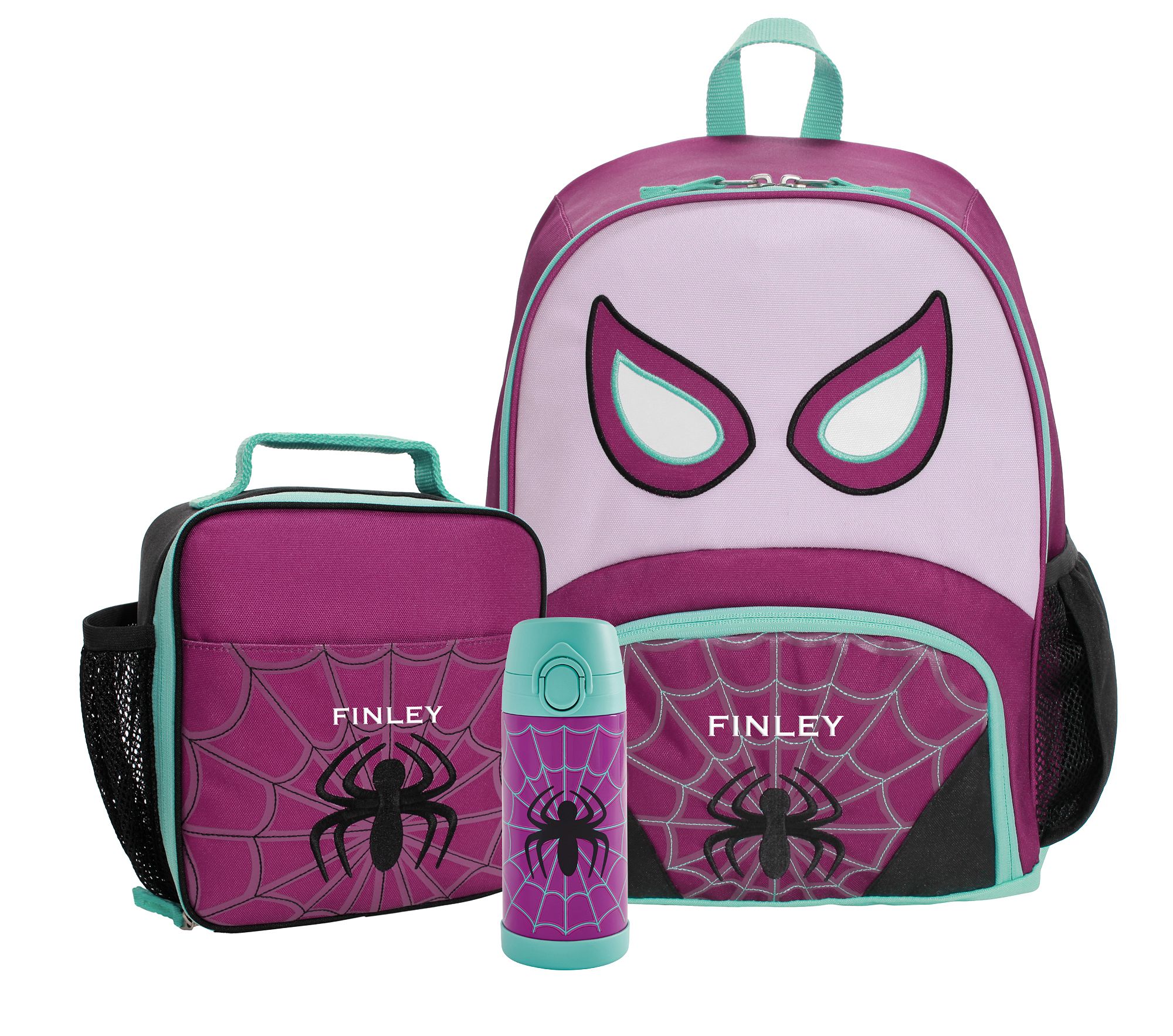 Mackenzie Marvel's Ghost-Spider Glow-in-the-Dark Critter Backpack & Lunch Bundle, Set of 3 on Pottery Barn Kids