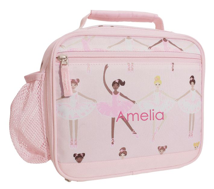 NEW Pottery Barn Kids LARGE Glitter Ballerina Backpack + LUNCH BAG + Thermos