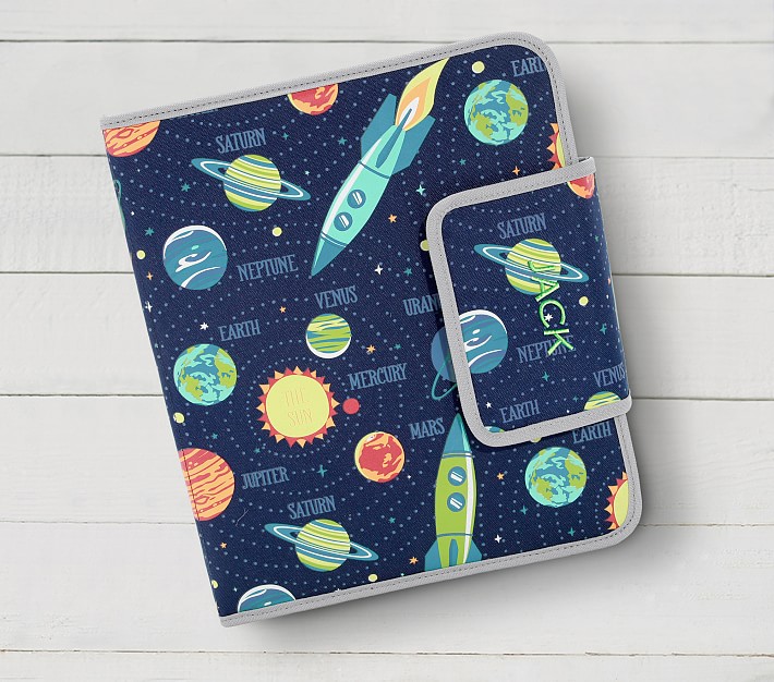 Mackenzie Navy Solar System Glow-in-the-Dark Tablet Case