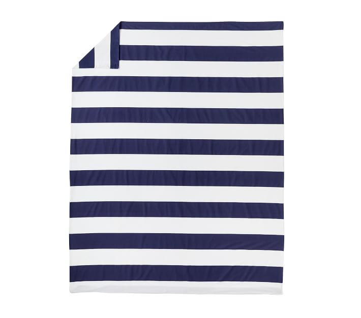 Boys Rugby Stripe Kids' Duvet Cover | Pottery Barn Kids