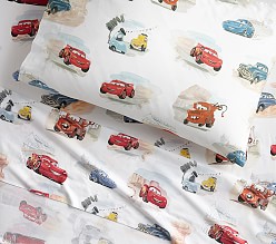 Disney and Pixar <em>Cars</em> Organic Toddler Sheet Set & Pillowcase