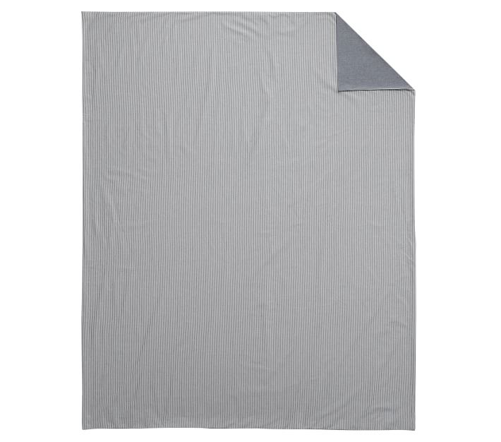 Boys Organic Chambray Reversible Kids' Duvet Cover Pottery Barn Kids