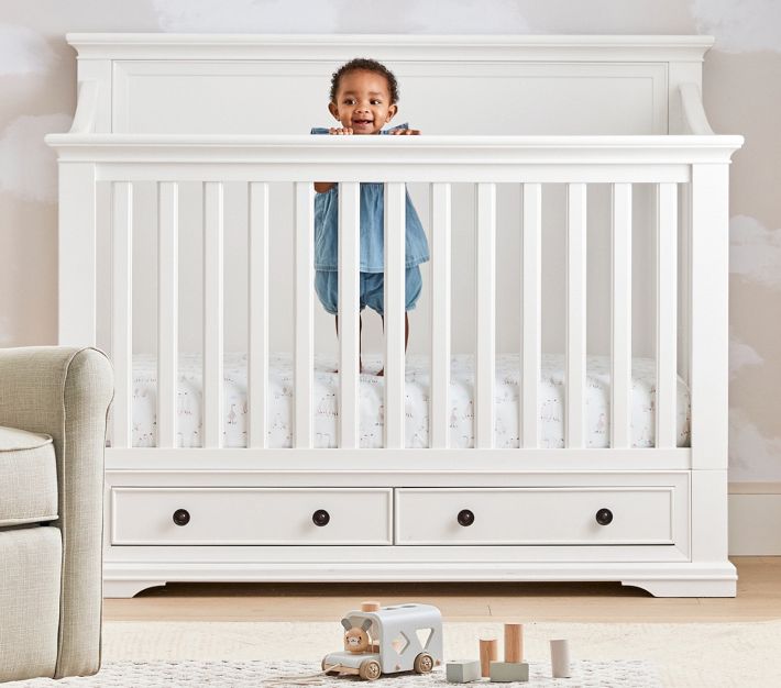 Darby Duckling Organic Crib Fitted Sheet Pottery Barn Kids