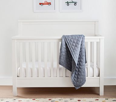 Charlie 4-in-1 Convertible Baby Crib | Pottery Barn Kids