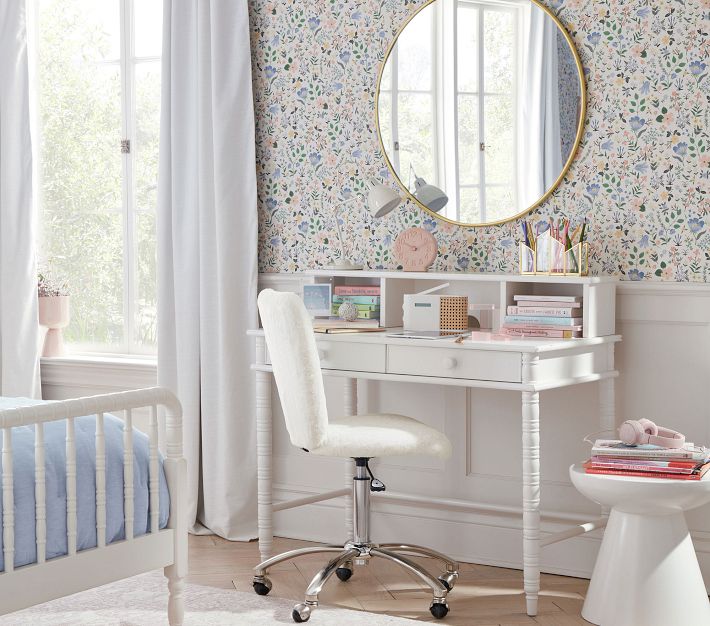 Elsie Simple Kids Desk & Hutch