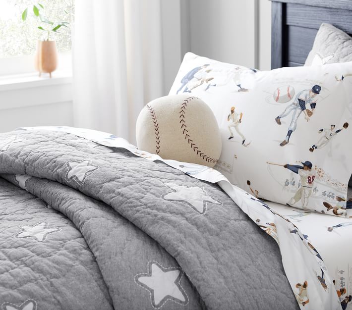 Shining Star GlowintheDark Quilt & Shams Pottery Barn Kids