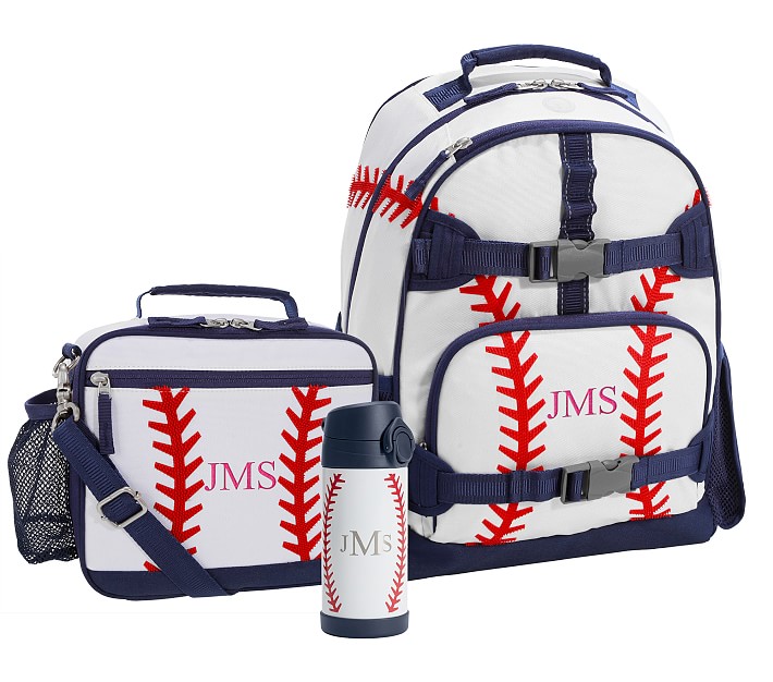 Mackenzie Solid Navy Backpack & Lunch Bundle, Set of 3