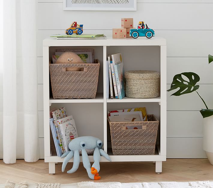 Quinn Gray Baskets | Kids Storage | Pottery Barn Kids