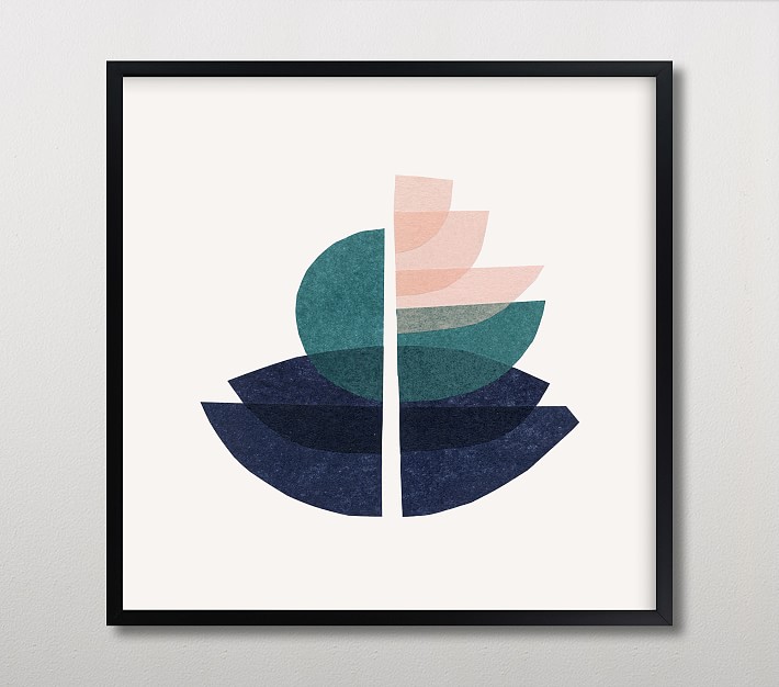 Minted® Botanical Blocks Wall Art by Carrie Moradi Pottery Barn Kids