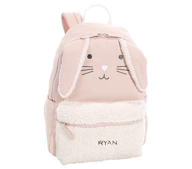 Colby Blush Bunny Critter Backpacks | Pottery Barn Kids