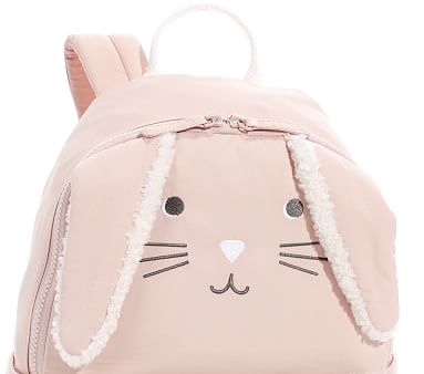 Colby Blush Bunny Critter Backpacks | Pottery Barn Kids