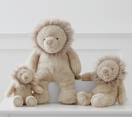 Taupe Lion Critter Plush