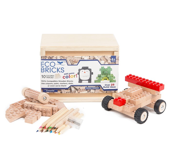 Once Kids Eco Bricks 45-Piece Set | Pottery Barn Kids