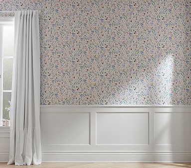 Garden Party Blue Peel and Stick Wallpaper PSW1201RL by Rifle Paper Co