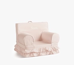 My First Anywhere Chair®, Dusty Blush Ruffle