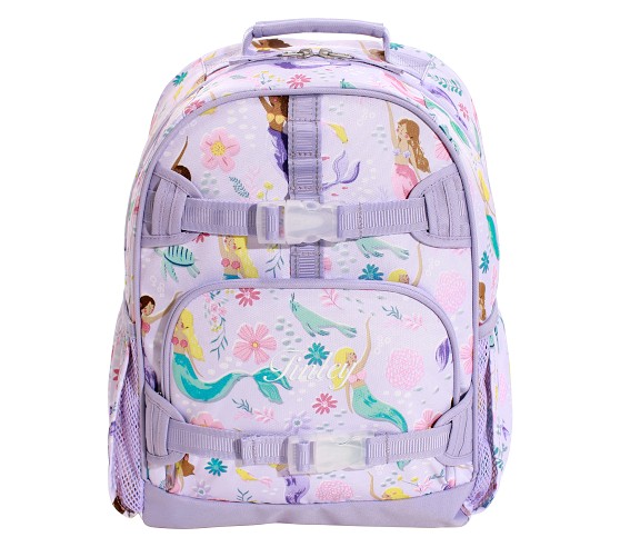 Mackenzie Lavender Mermaids Backpacks | Pottery Barn Kids