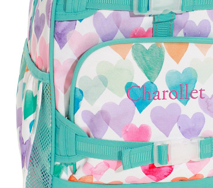 Mackenzie Rainbow Hearts Backpacks