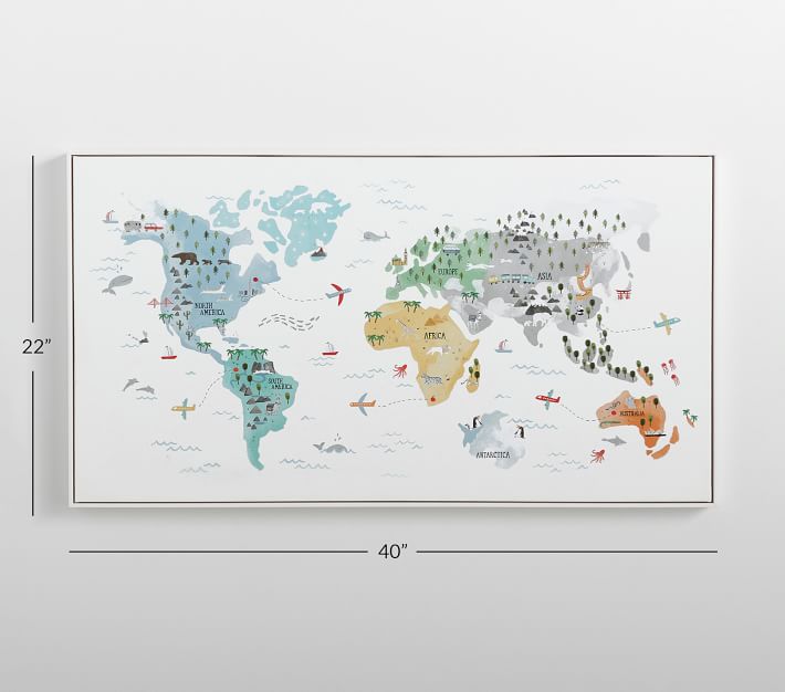 World Map - Kelsey's Art Website