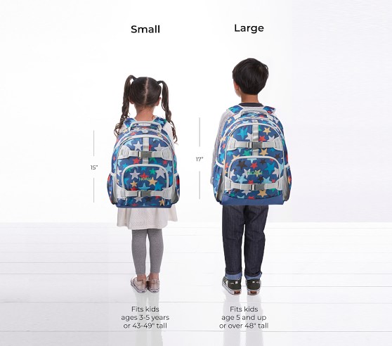 Mackenzie Blue Retro Stars Backpacks | Pottery Barn Kids