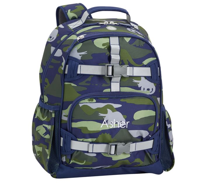 Camo Dinosaur Backpack Personalized Camouflage Backpack 