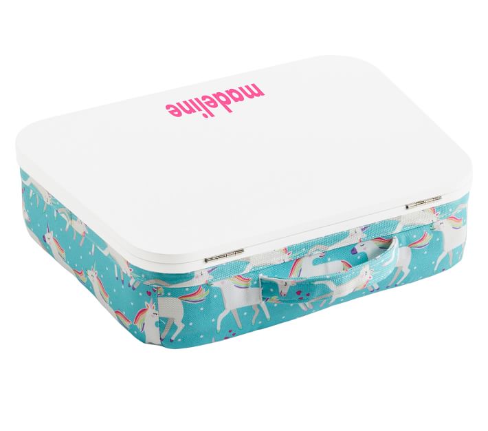 Mackenzie Aqua Unicorn Parade Lunch Boxes