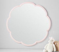 Blush Scallop Mirror