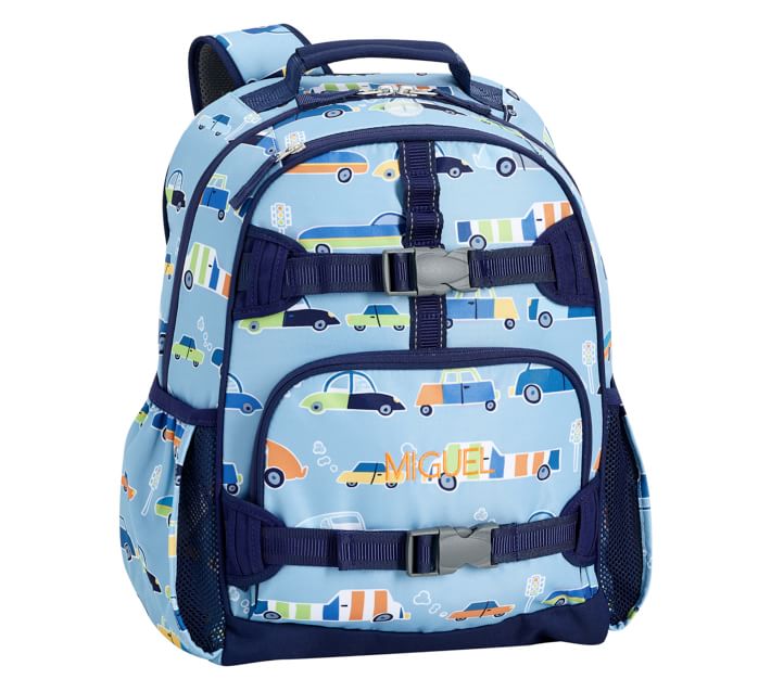 Mackenzie Blue On the Go Cars Backpacks