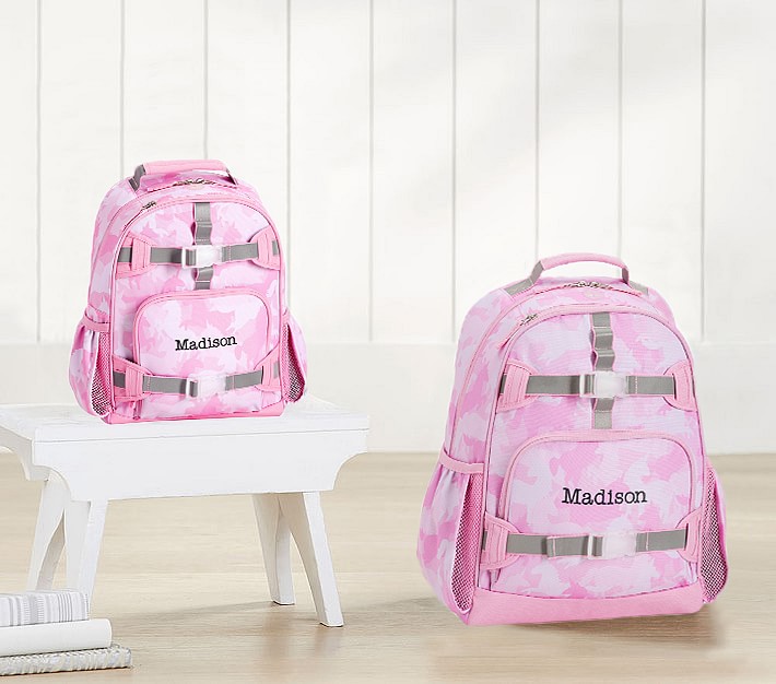 Mackenzie Pink Unicorn Camo Reflective Backpacks Pottery Barn Kids