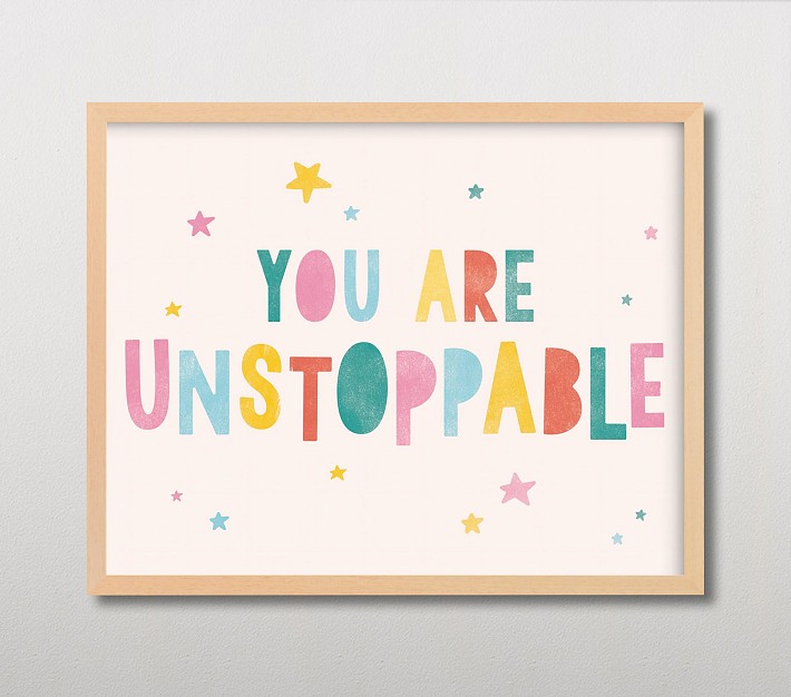 Minted® Unstoppable Wall Art by Shirley Lin Schneider Pottery Barn Kids