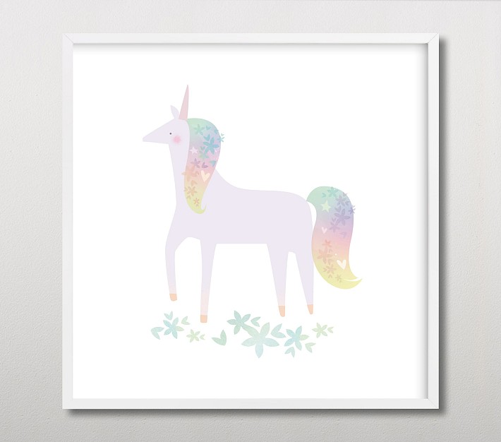 Minted® Unicorn Magic Wall Art by Lori Wemple Pottery Barn Kids
